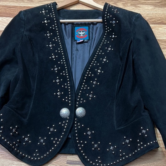 Renegade Spirit black suede jacket size M - Picture 9 of 16